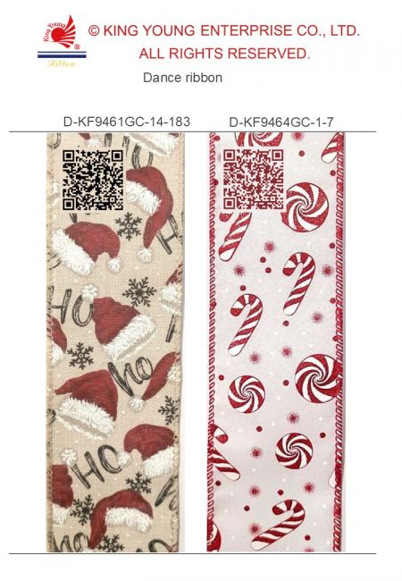 AI Dace Ribbon-Christmas hats and candy